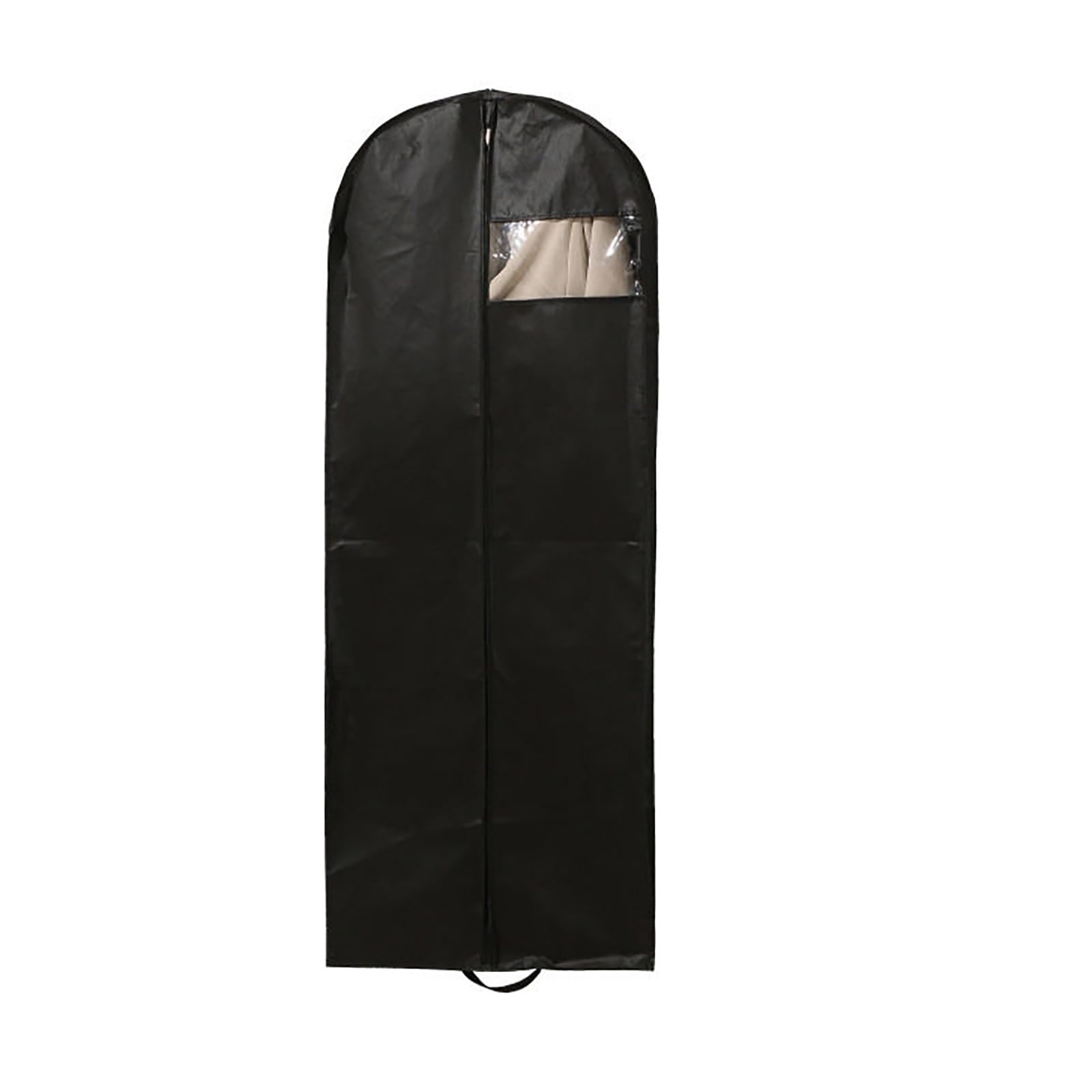 Suit Bags for Closet Storage, Foldable Suit Cover Bags, Clothes Cover for Hanging and Protecting Coats and Suits(Black,60 * 180cm/24 * 71in)