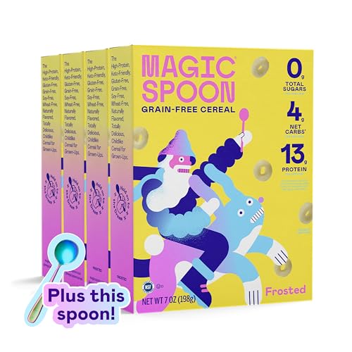 Image of Magic Spoon Frosted High Protein Cereal - Keto & Gluten Free - 4 Pack