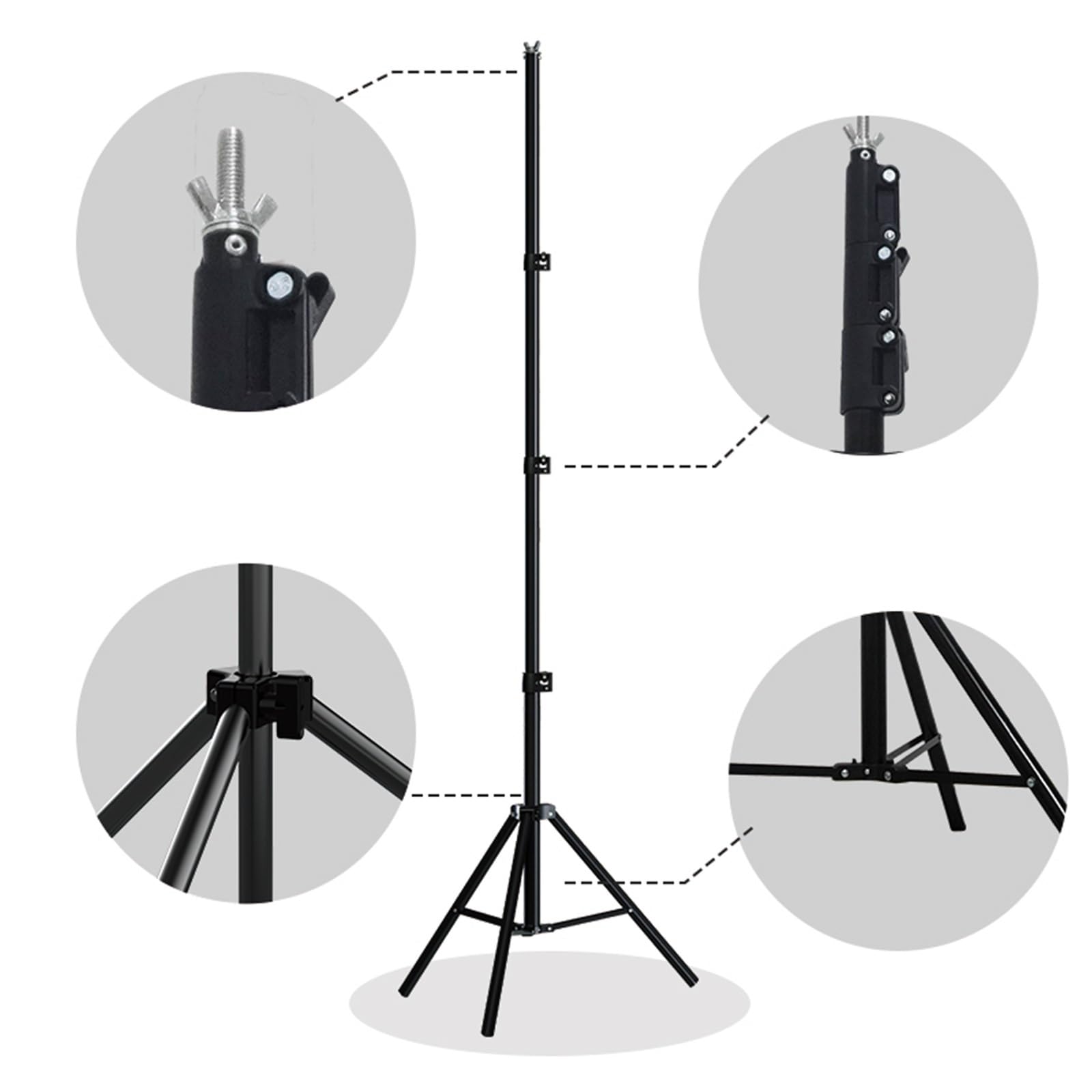 Kit di supporto portatile con cornice regolabile e schermo verde per studio fotografico e produzione video