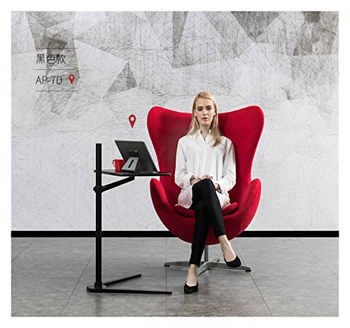 Soporte para cama y sofá de aluminio para tableta o notebook con altura ajustable en plata 3