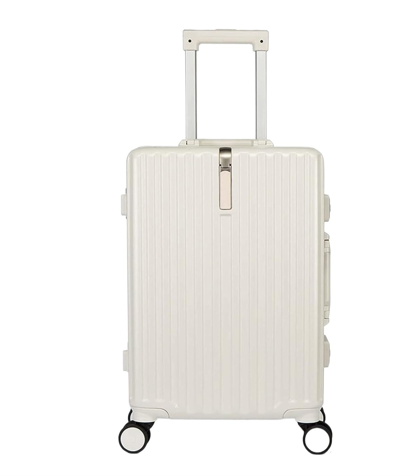 Walizka Podróżna Lekka I Wytrzymała Walizka Kabinowa Lekki Bagaż Podręczny ABS 4 Spinner Walizka Kabinowa(White,20 inches)