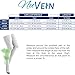 NuVein Surgical Stockings, 18 mmHg Recovery Support for Embolism Risk, Medical Unisex Fit, Thigh High, Open Toe, White, Medium