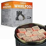 Smoke2u® Whirlpool | Elektrischer Shisha Kohleanzünder mit Griff Gitterschutz | 600W | Turbo Hookah Charcoal Heater | Platz für 10 Kohlewürfel | Fertige Kohle unter 8 Minuten (Ohne Kohle)