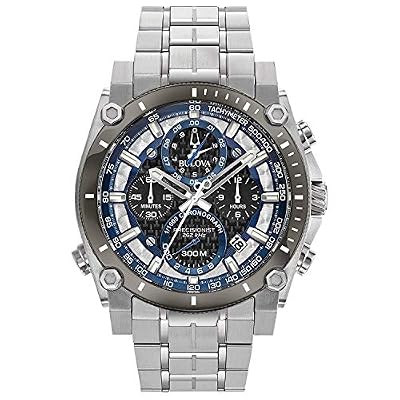 Bulova Orologio Cronografo Quarzo Uomo con Cinturino in Acciaio Inox 98B316
