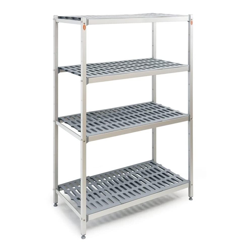 Stalwart DA-TS120556H Shelving Unit 4 Tier 600kg 1205x560x1680mm Aluminium