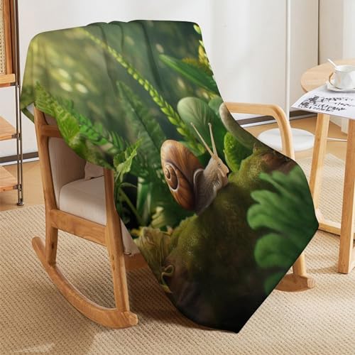 Couverture escargots 180x200cm pour lit et canapé - 7