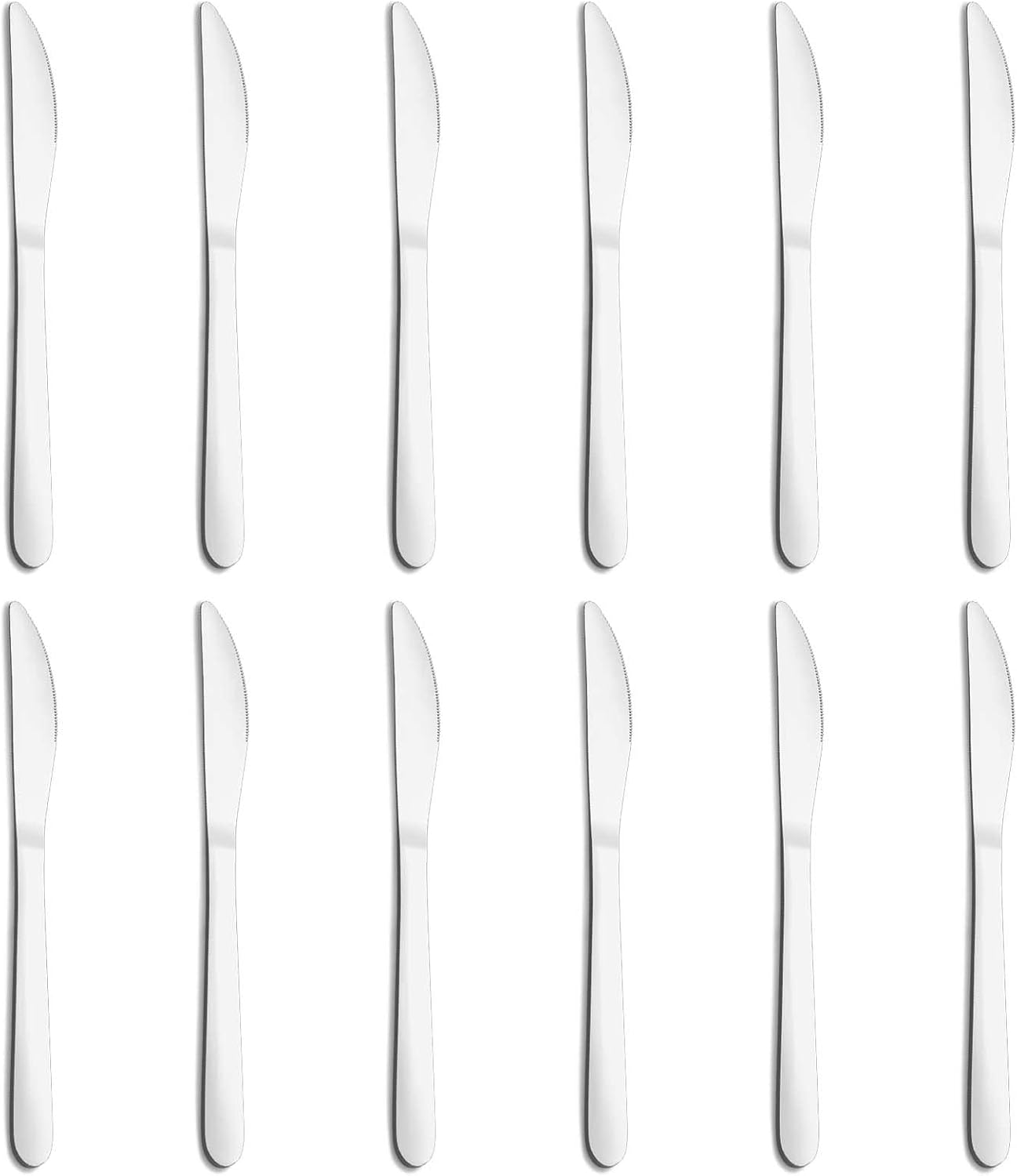 Gymdin 12Piece Dinner Knives Set, Knife Set (9 Inches