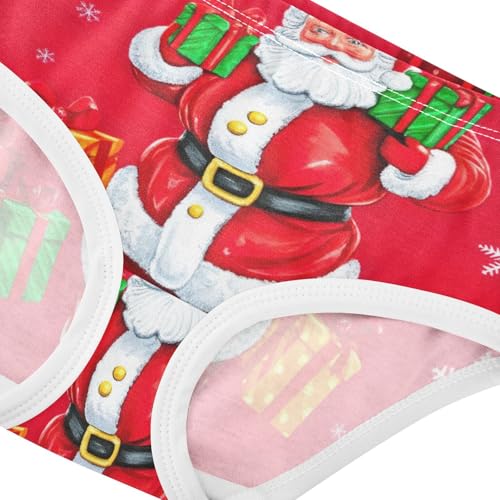 Fun Print Toddler Girls Underwear 2t Cotton Cute Panties Girl Cute Santa Claus Red Kids Undies Briefs4