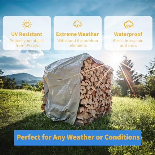 Tufmunb TUF-010 Tarp Waterproof 10X20 Feet, 16 Mil Heavy Duty Thick Tarp thumb #6