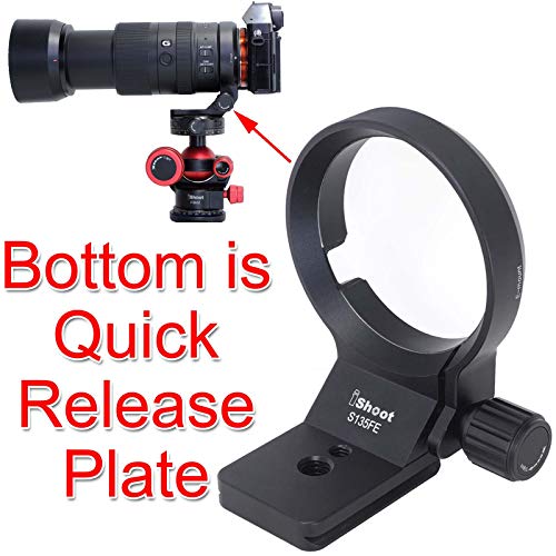 Soporte de Anillo de Soporte para trípode para Sony FE 135 mm f/1.8 GM, E 70-350 mm f/4.5-6.3 G OSS, E 16-55 mm f/2.8 G, FE Mount Tamron 28-75 mm f/2.8 Di III RXD y 17-28 mm f/2.8 Di III RXD