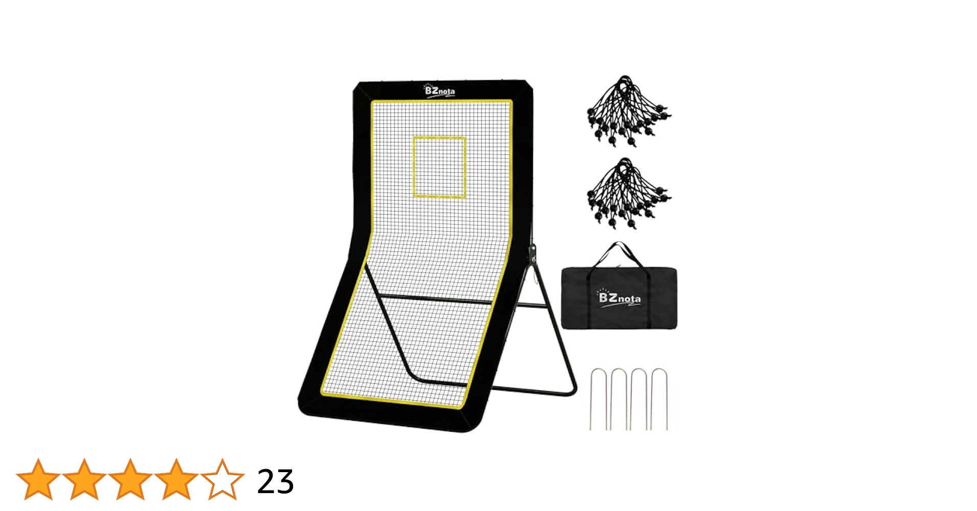 Spike Ball Game ZEALFEEL Lacrosse Rebounder 6x4ft, 5