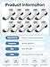 Foaincore 100 Pairs Kids Socks Bulk, Baby and Toddler Ankle and Low Cut Socks Half Cushion No Show for Boys and Girls(White/gray,6-8 Years)