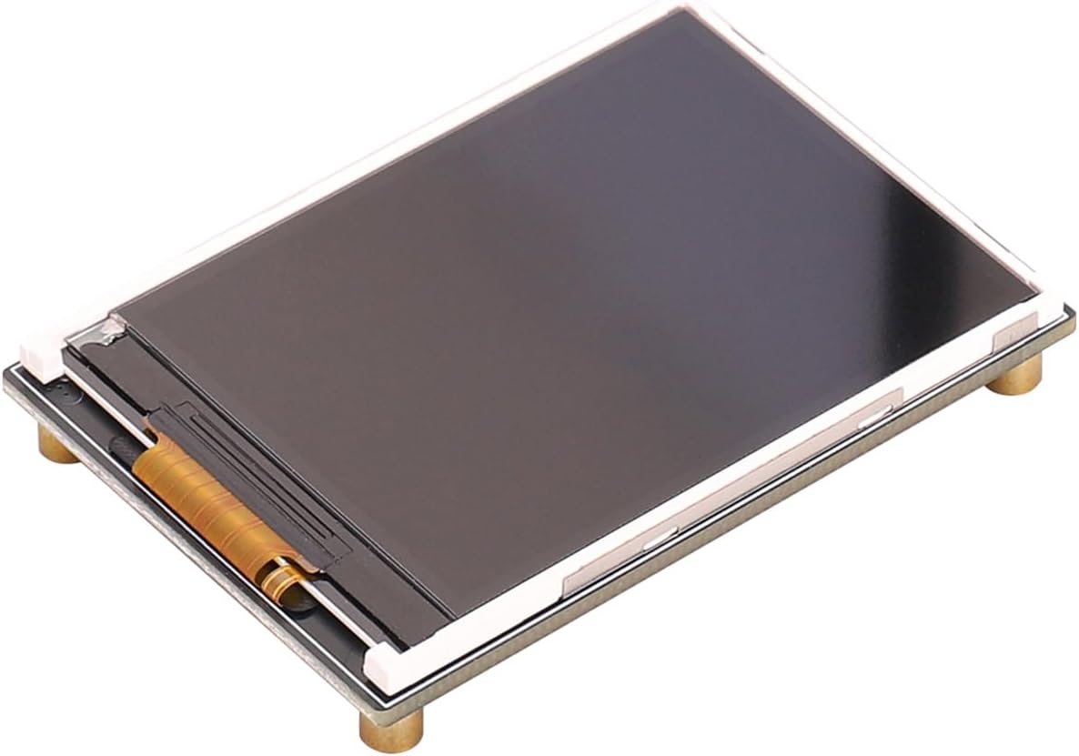 2.4 Inch LCD Display Module, 320x240 SPI TFT Screen with ILI9341 Driver, 8-Pin 1.25mm Connector, Small LCD Monitor Panel for Embedded DIY Electronics Projects