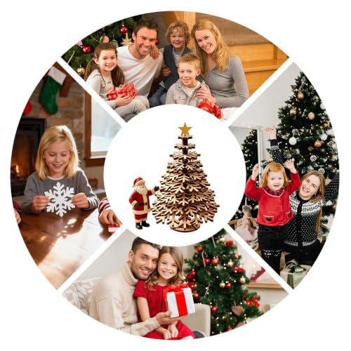 Árbol de Navidad DIY de sobremesa para decorar espacios pequeños en casa 5