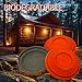 Biodegradable Clay Pigeons 108-Pack, 108mm Standard Skeet & Trap Shooting Targets, High-Visibility Orange Eco-Friendly Shattering Disc Refill