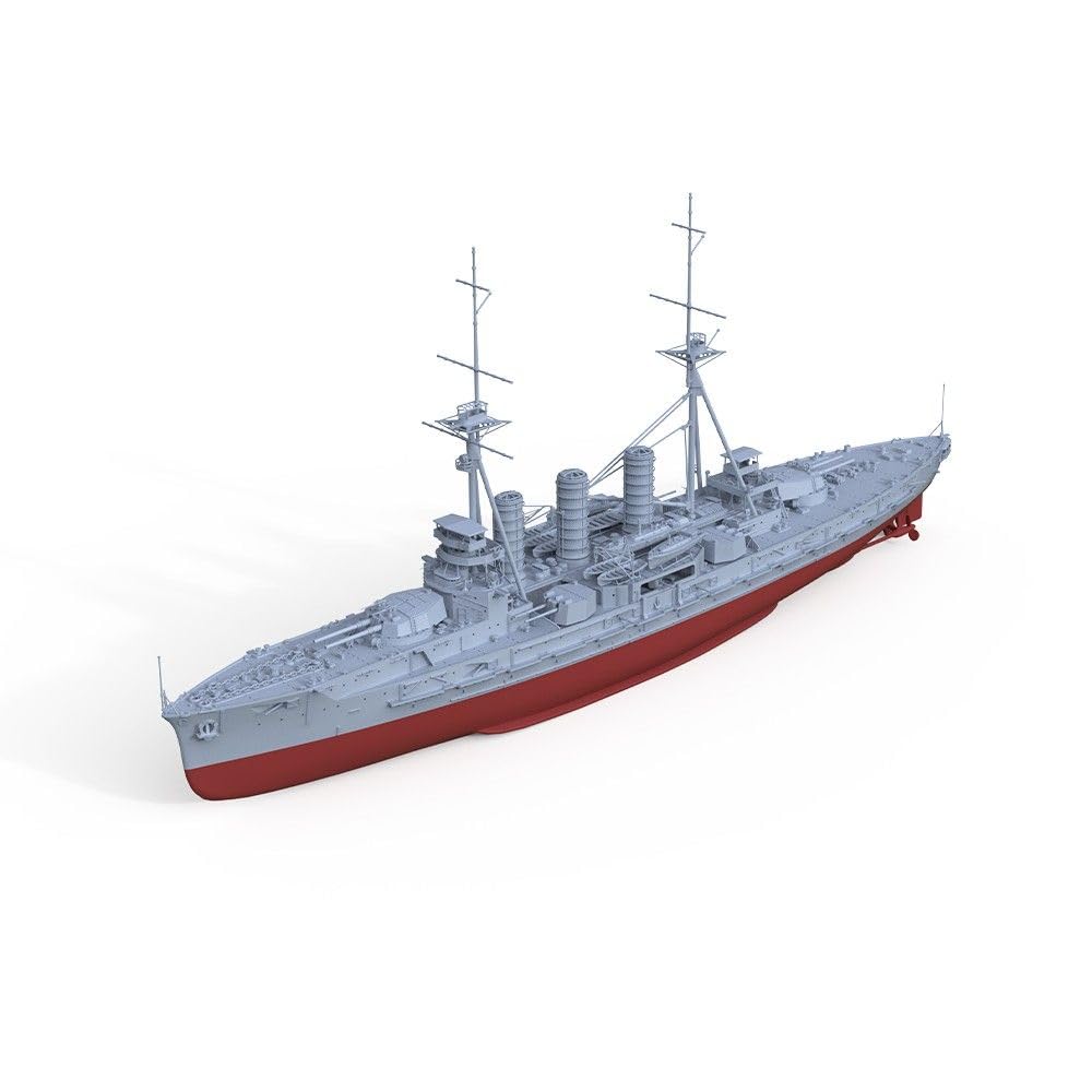 Zestaw niepomalowanych modeli wojskowych 1/350 do pełnego kadłuba krążownika IJN Kurama Battle Cruiser