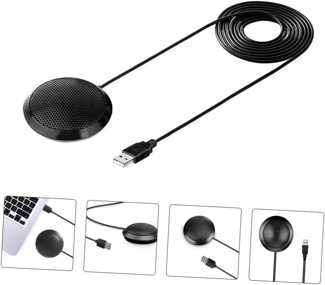 Business Conference Microphone Computer Condenser Mic Omnidirectional Sound Capture