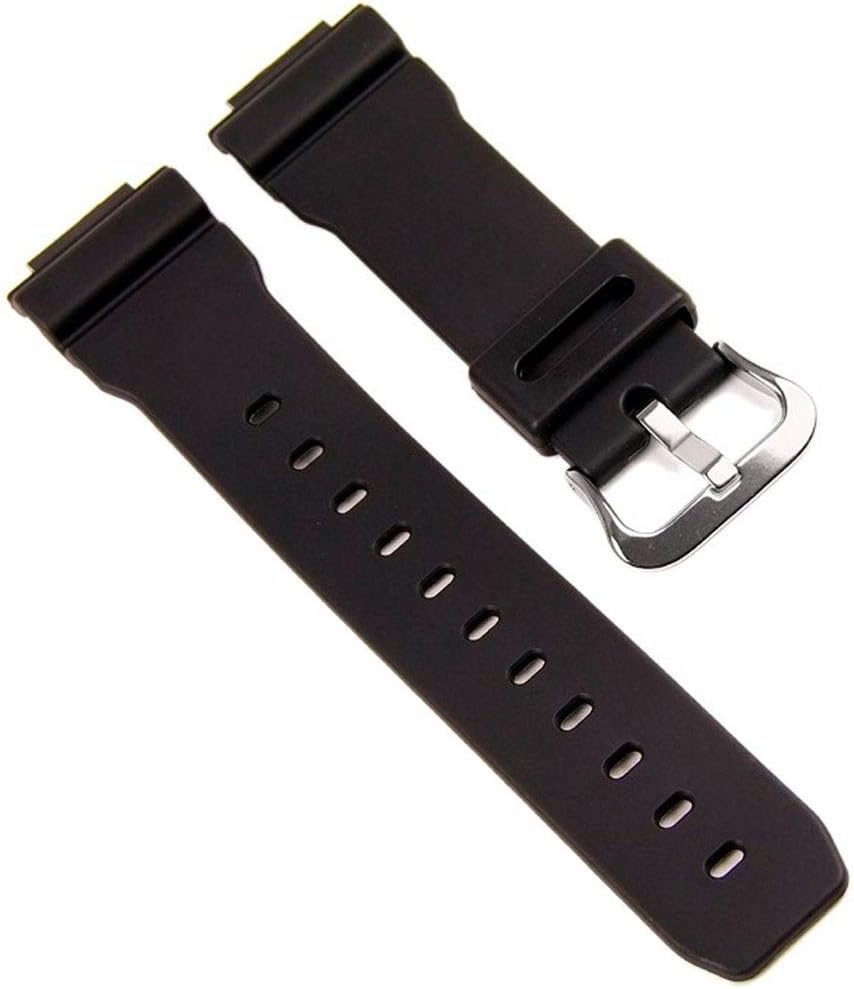 Casio Watch Strap watchband Resin Band Black for DW-6900SN DW-6900