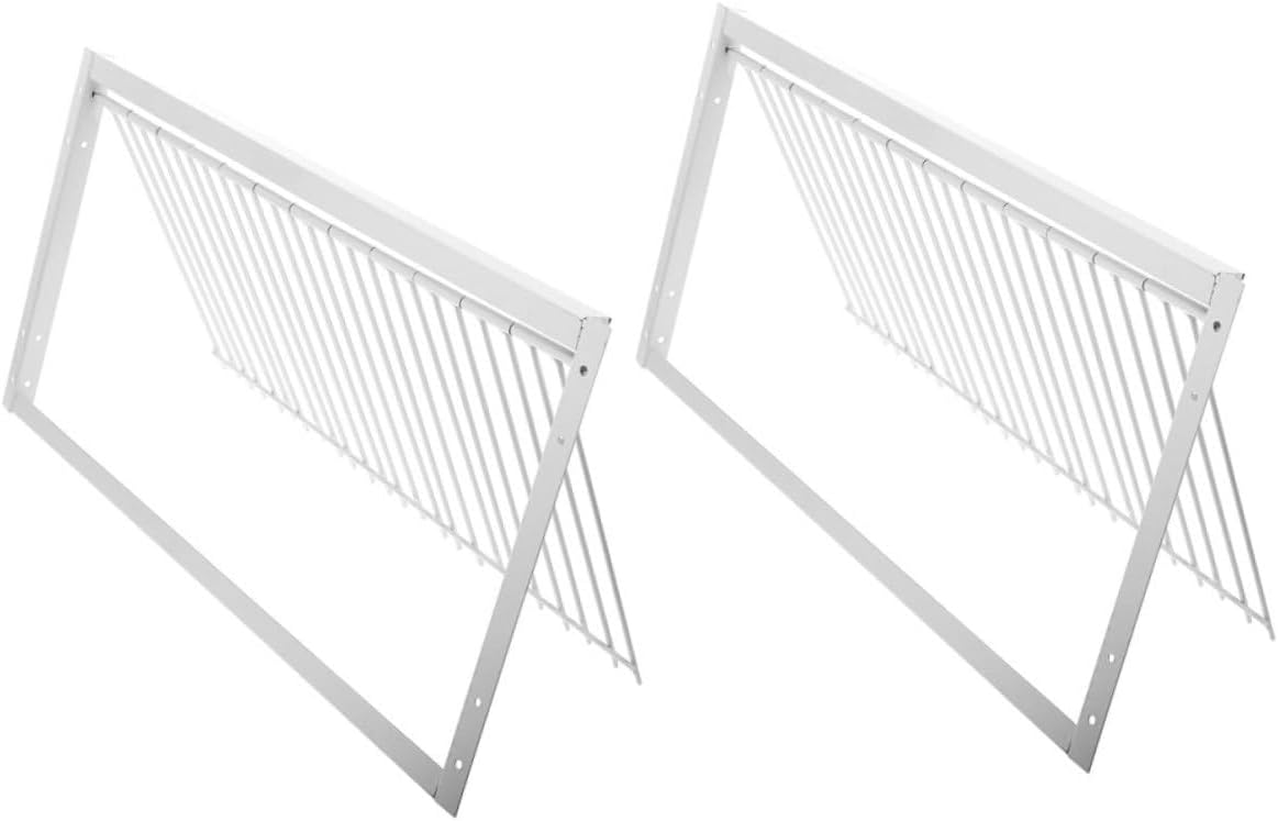 2pcs Swing Door Pigeon Equipment Metal Pigeon Door for Bird Cage Racing