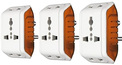KAVANA Multi Plug | 3 pin Plug Adapter | Multiplug sockets | Plug Socket, Multi Plug Adapter, Smart Plug, Three pin multiplug Socket, Multiple Socket Plug
