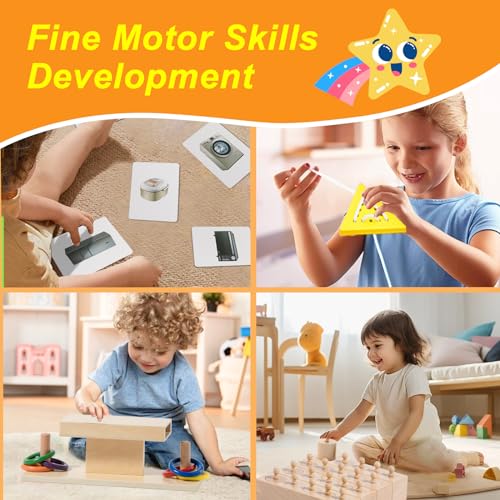 Image of Adena Montessori Play Kit for 22-24 Months Baby Developmental Playset for Toddlers Preschool Learning Toys, Medium