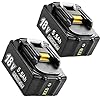 2 stuks 18 V 5,5 Ah vervangende accu voor Makita BL1860B BL1850B BL1860 BL1850 BL1840 BL1830 BL1820 BL1815 BL1860 BL1835…