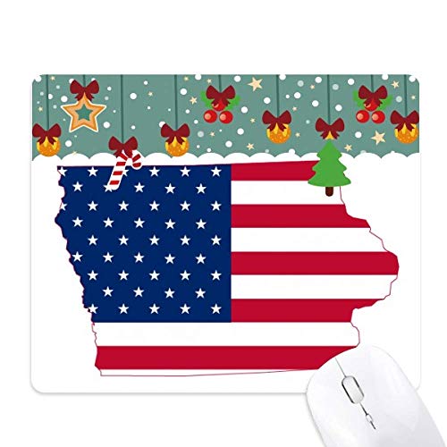 Tapis de souris Iowa caoutchouc souris optique motif géométrique bureau design