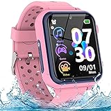 Smooce Reloj Inteligente niños,Smartwatch Niños de música a Prueba de Agua para teléfono móvil para niños niña niño(Que Incluye Micro SD de 1 GB)