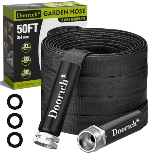 Doorich Garden Hose, Lightweight, Ultra Flexible, Durable, Kink-Free Water Hose - Made of TPU,...
