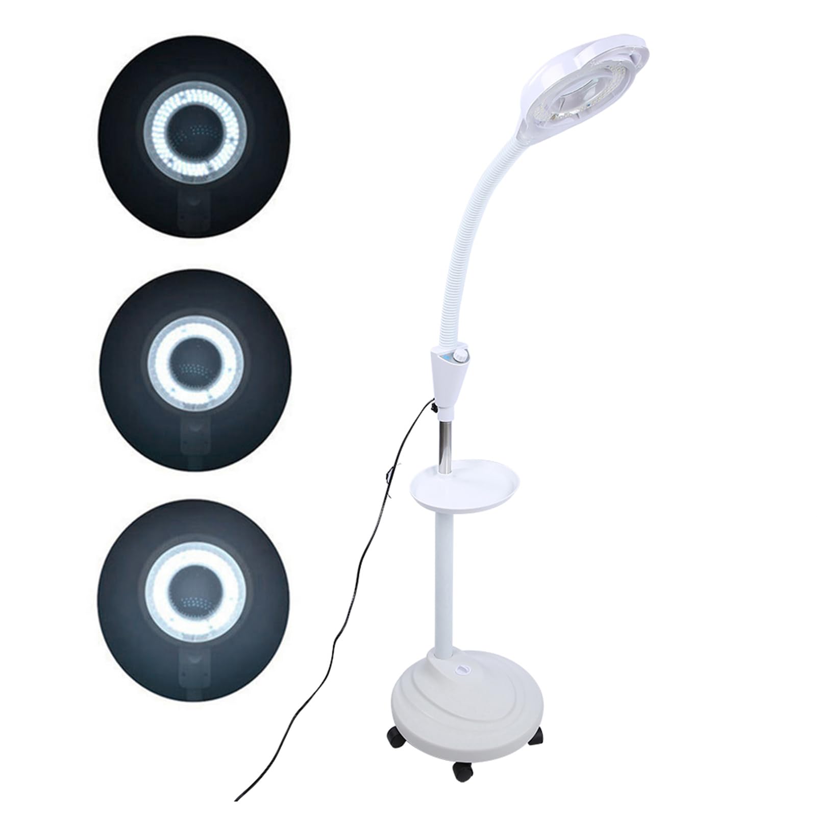 Lampa Powiększająca 3x 120 Diod LED. Stojak z regulacją