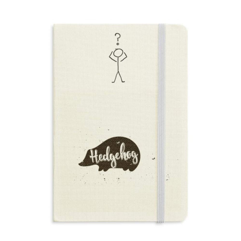 Journal A5 hérisson noir et blanc le cadeau idéal pour les amoureux de la faune