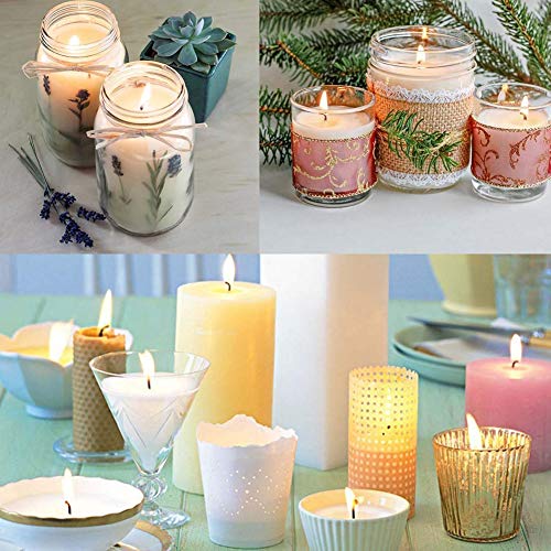 Candle Wicks, Low Smoke And Natural 6" Pre-Waxed & 100% Natural Cotton Core, For Candle Making, Candle Making - 6"/15Cm Long（100 Pieces） #TOP4