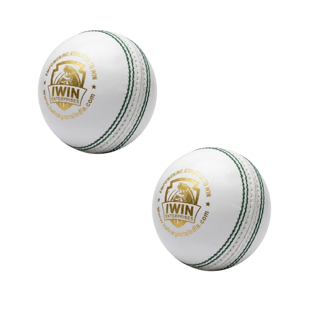 Test Professional Grade Leather Cricket Ball, Red Regular Size, Genuine Alum-Hide, Hand Stitched Cricket Match Ball, Waterproof 2 Ball-image-5
