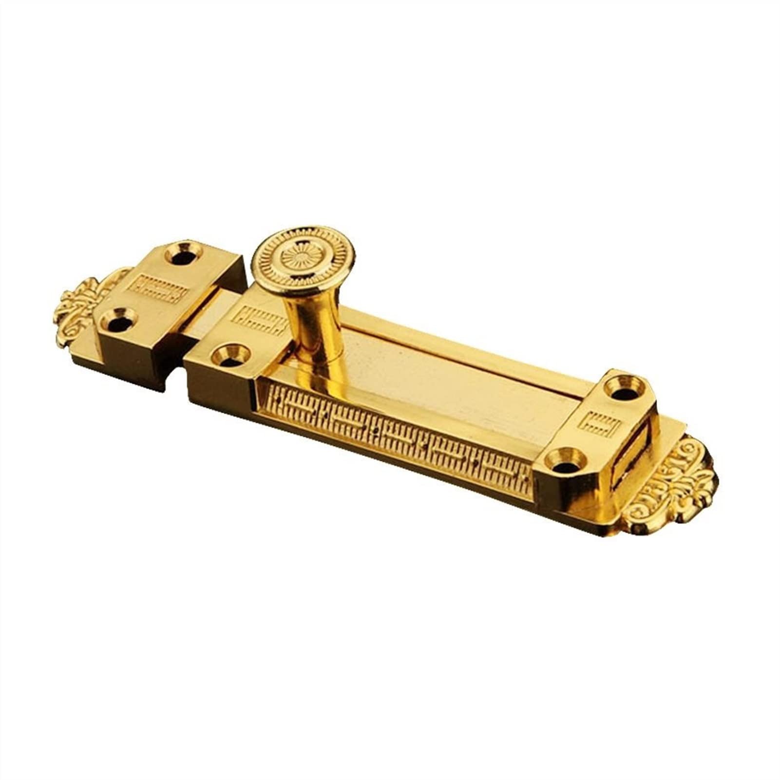 NVSFZGIYG Slide Latch,Gate Bolt Lock, Sliding Door, 5 Inches Vintage Style European Latches for Windows Doors Cabinets(Bronze)