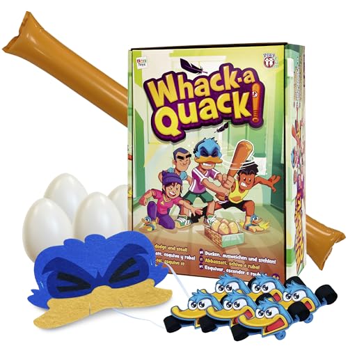 Play Fun Whack-a-Quack Juego para familias y Amigos Agáchate, Esquiva y Roba Familias y Amigos a Partir de 8 años