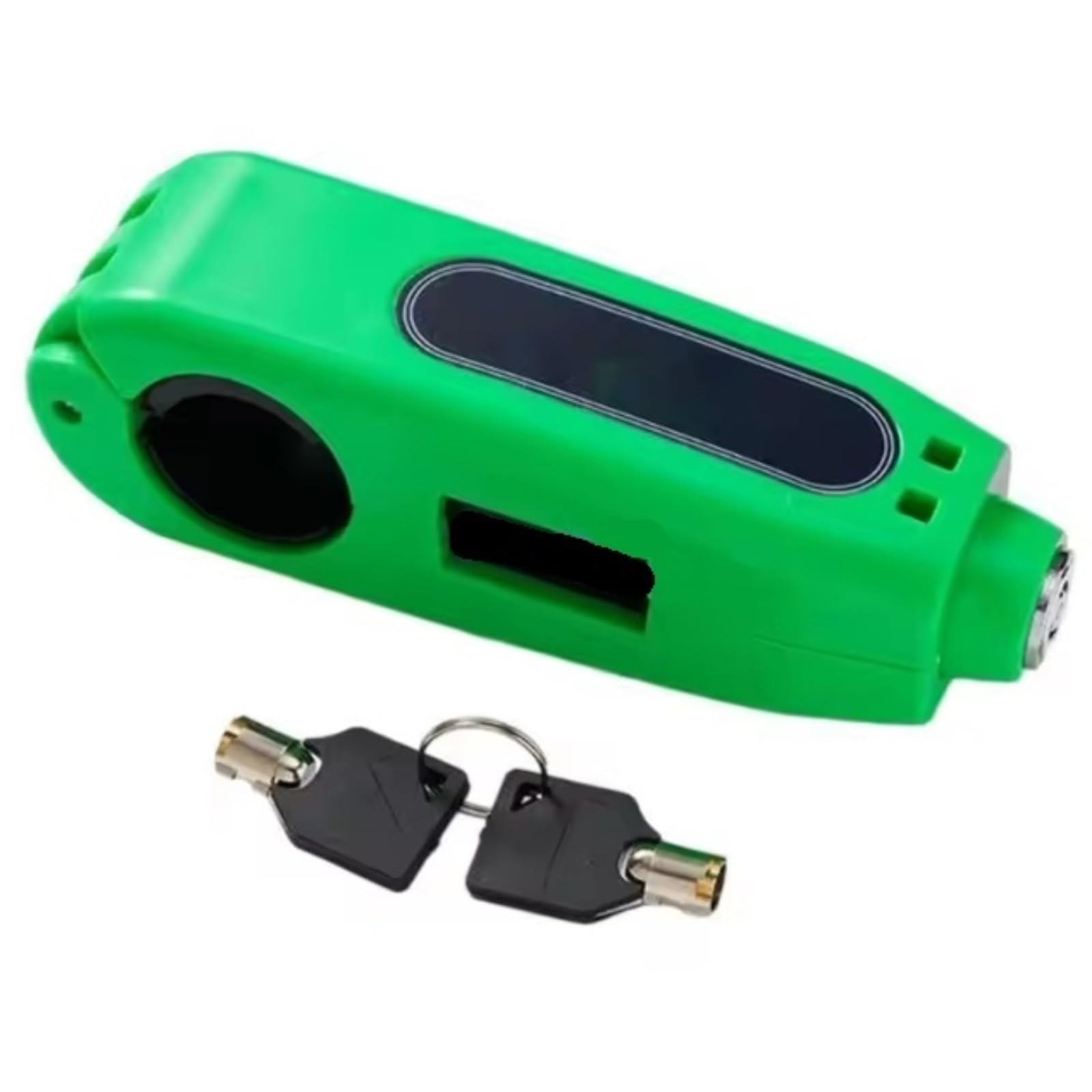 Hdrtcbu Green Chain Lock Motorcycle Grip Lock Handlebar Throttle Security Anti-Theft Scooters Motorbike Lock(Green)
