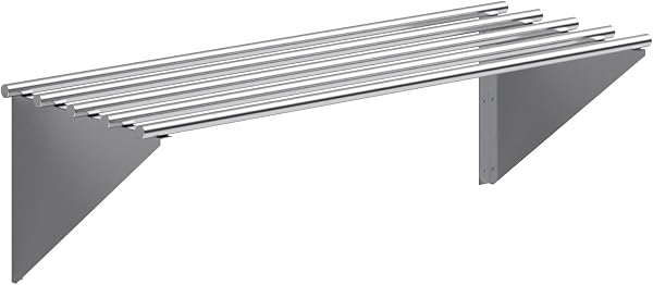 A durable wall shelf built for heavy-duty storage