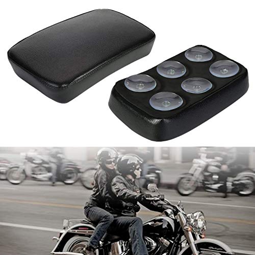 OSAN Motorrad 26,7x10,5(cm) Soziussitzpad Sitzkissen mit 6 Saugnäpfer für Harley