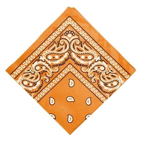 3Xunisex Cotton Paisley Bandana Cowboy Head Scarf Head Wrap Orange | Womens Accessories | Scarves & Wraps-image-5