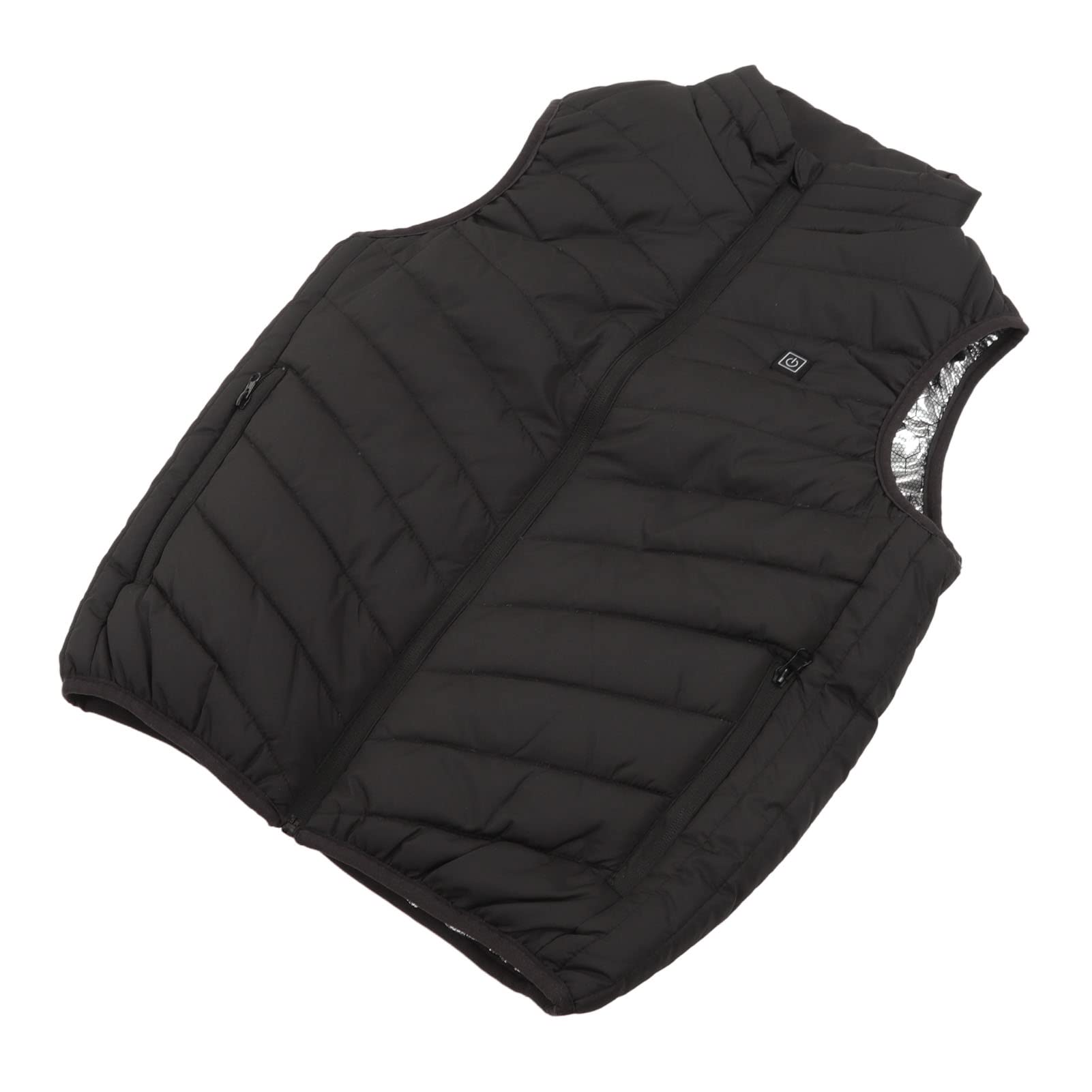 Heated Vest, Heating Vest, Intelligent, Machine Washable, Black, 3 Seconds, Quick Warming, 3 Levels of Temperature Adjustment (2XL 67.5‑75kg / 148.8‑165.3lb)-image-31