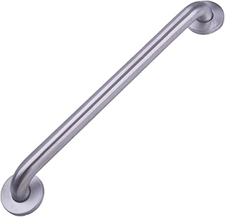 Amazon Basics Bathroom Handicap Safety Grab Bar, 24 Inch Length, 1.25 In...