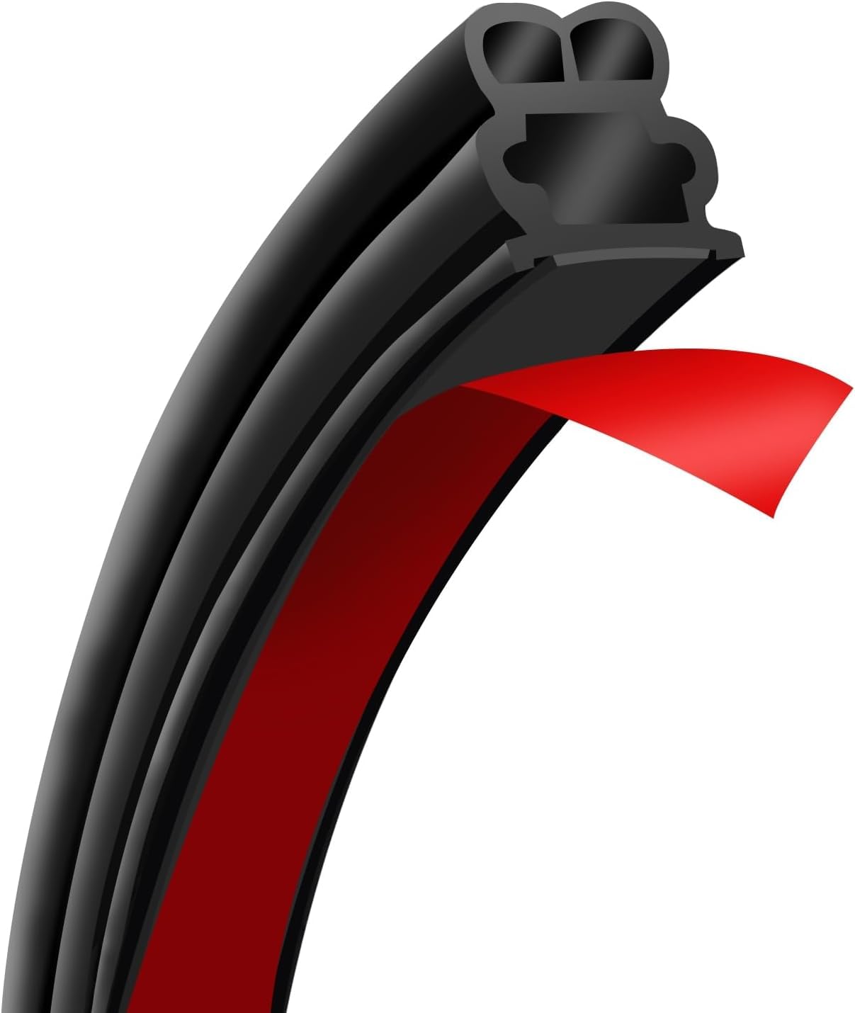 Car Door Rubber Seal Strip for BMW 1er | Typ F20 & F21 | Bj. 2015-2017, Weatherstripping Soundproof Windproof Edge Guard Protector Trim Hood Trunk Noise Insulate 16 Meters