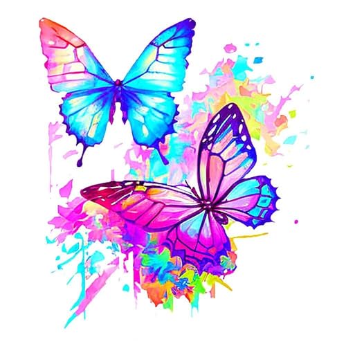Taza de Cerámica 15 oz CafePress Neon Splatter Butterflies miniatura 3