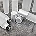 12-Pack Frosted Clear Glass Roller Bottles with Brushed Silver Leakproof Caps – Premium Quality Empty Roll-On Bottles for Essential Oils, Perfumes, Serums, DIY Aromatherapy & Beauty Products