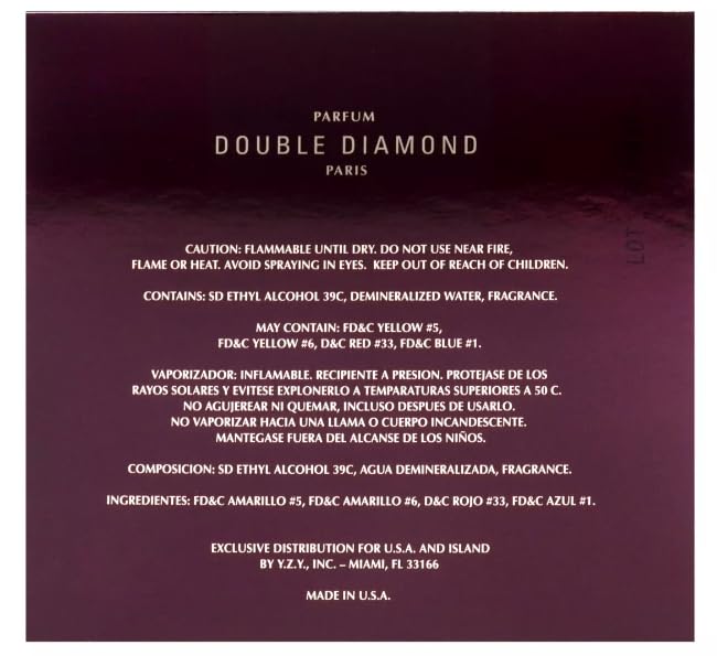 Double Diamond For Women EDP - 3.4 FL. OZ - Image 2