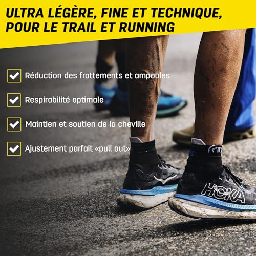 Chaussettes de course à pied Sidas Run Anatomic lot de 2 - 2