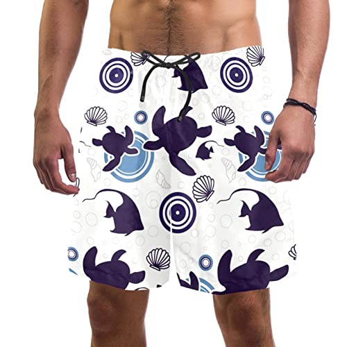 Maillots de bain hommes JDEZ tortue pour éviter les irritations