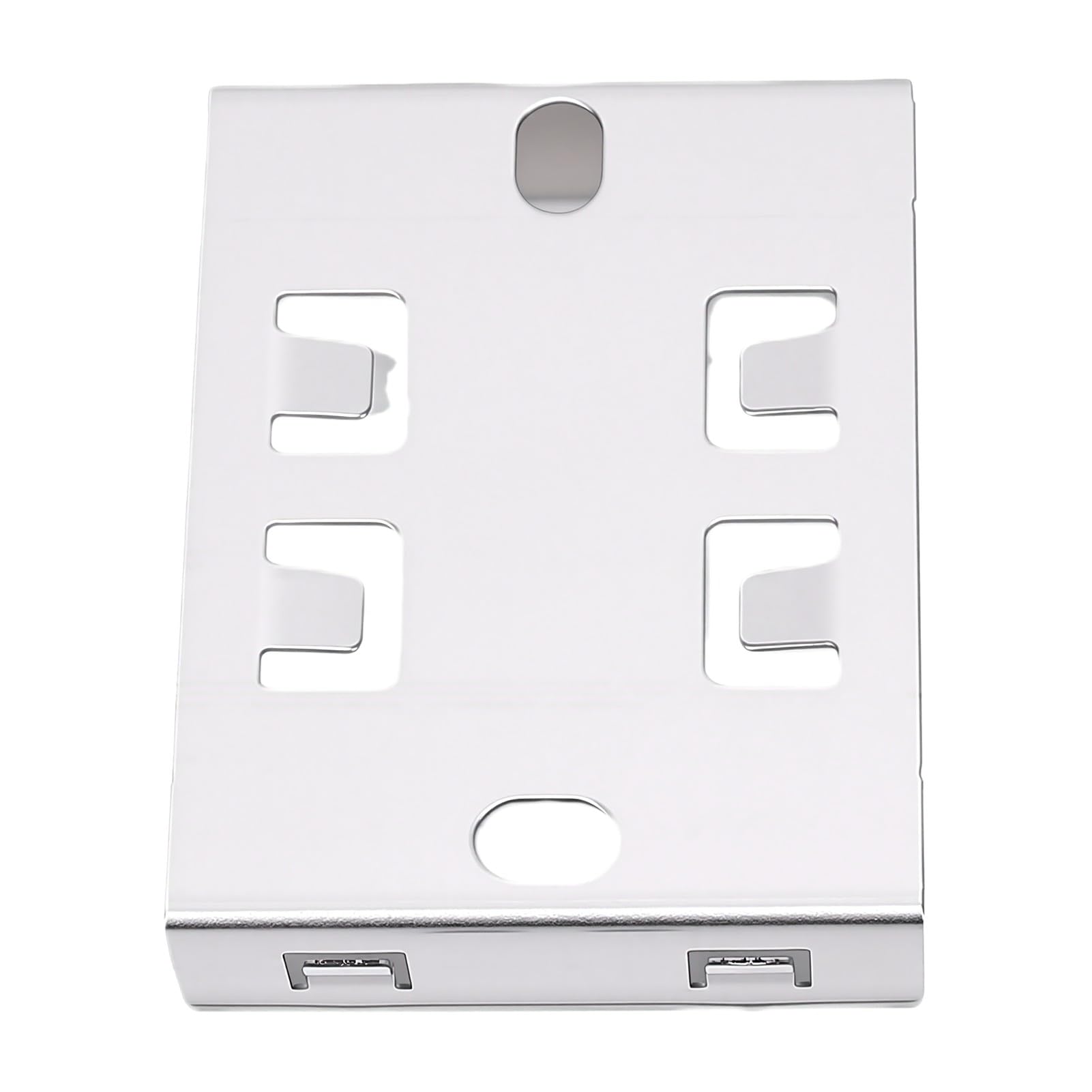 Irfora Multipresa Power Track con Porte USB Design Durevole per Cucina e Ufficio Costruzione in Lega di Alluminio Grigia da 40 Cm