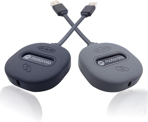 Funda de silicona para Motorola MA1 Adaptador inalámbrico Android para automóvil, funda antideslizante que protege MA1 antiarañazos, soporte ligero