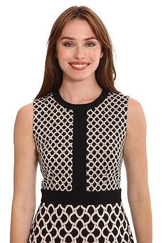 London Times Women's Polished Office Chic Menswear Colorblock Sheath2